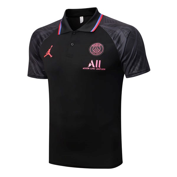 Polo PSG 2022-23 Schwarz Grau